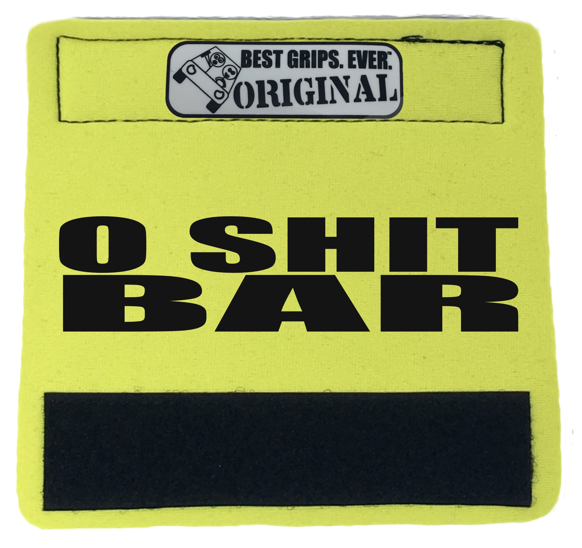 The O Shit Bar® featuring smooth artwork and a soft base, designed for comfort and style in vehicles.