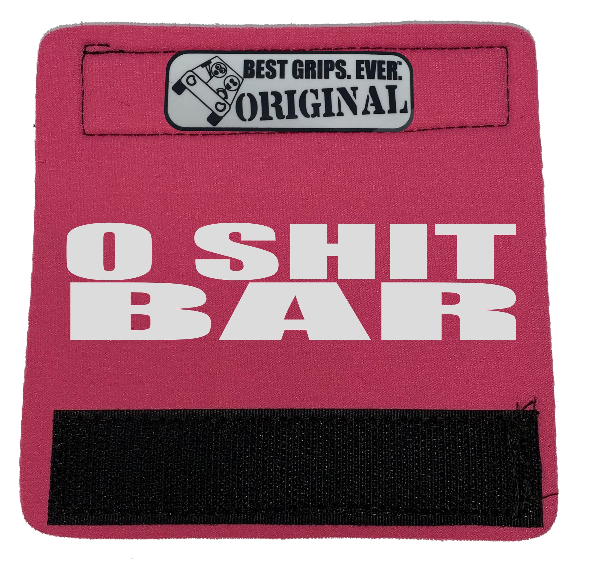 The O Shit Bar® featuring smooth artwork and a soft base, designed for comfort and style in vehicles.