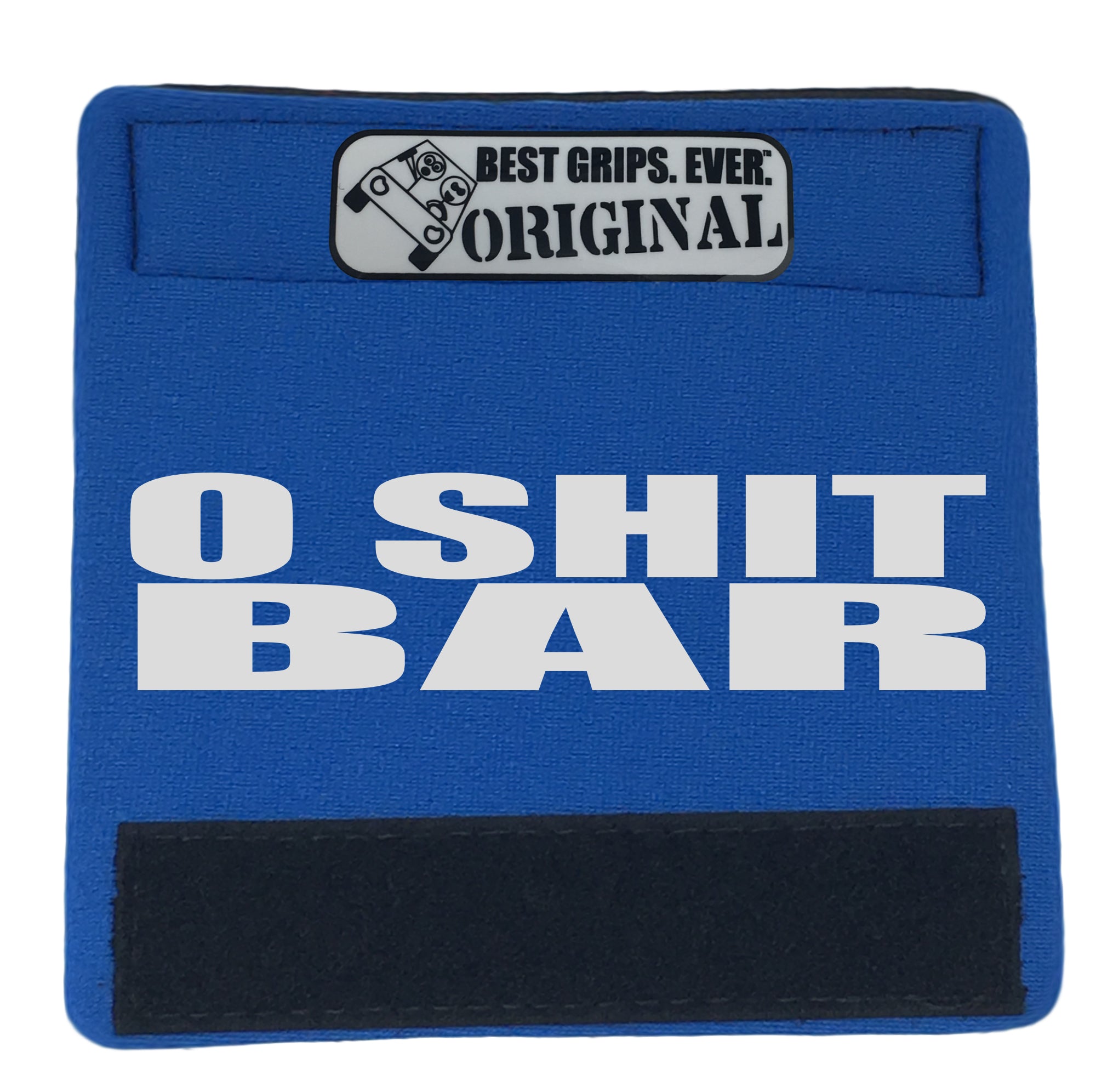 The O Shit Bar® featuring smooth artwork and a soft base, designed for comfort and style in vehicles.