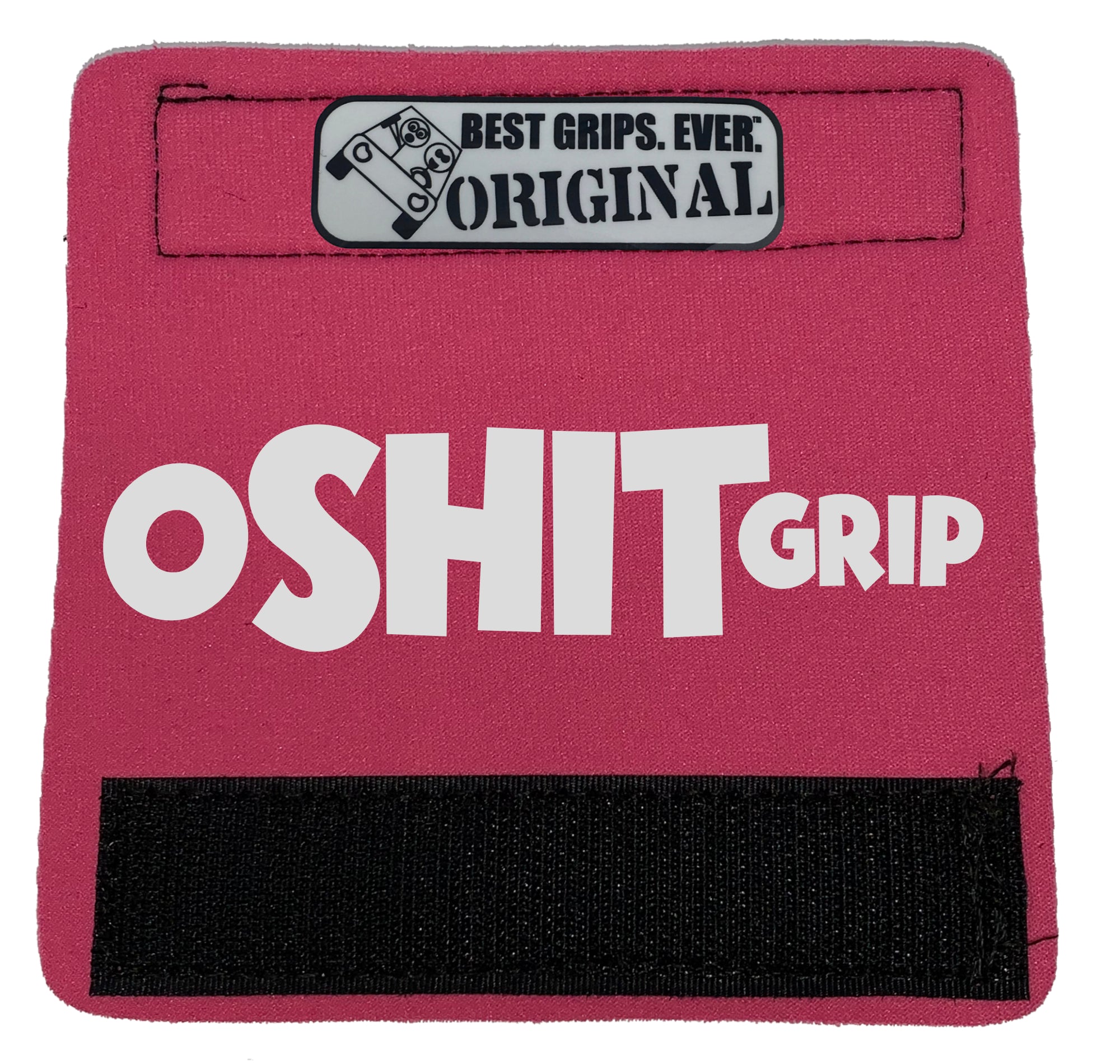 The O Shit Grip™ 2.0 featuring smooth artwork and a super-soft base, designed for vehicle interiors.