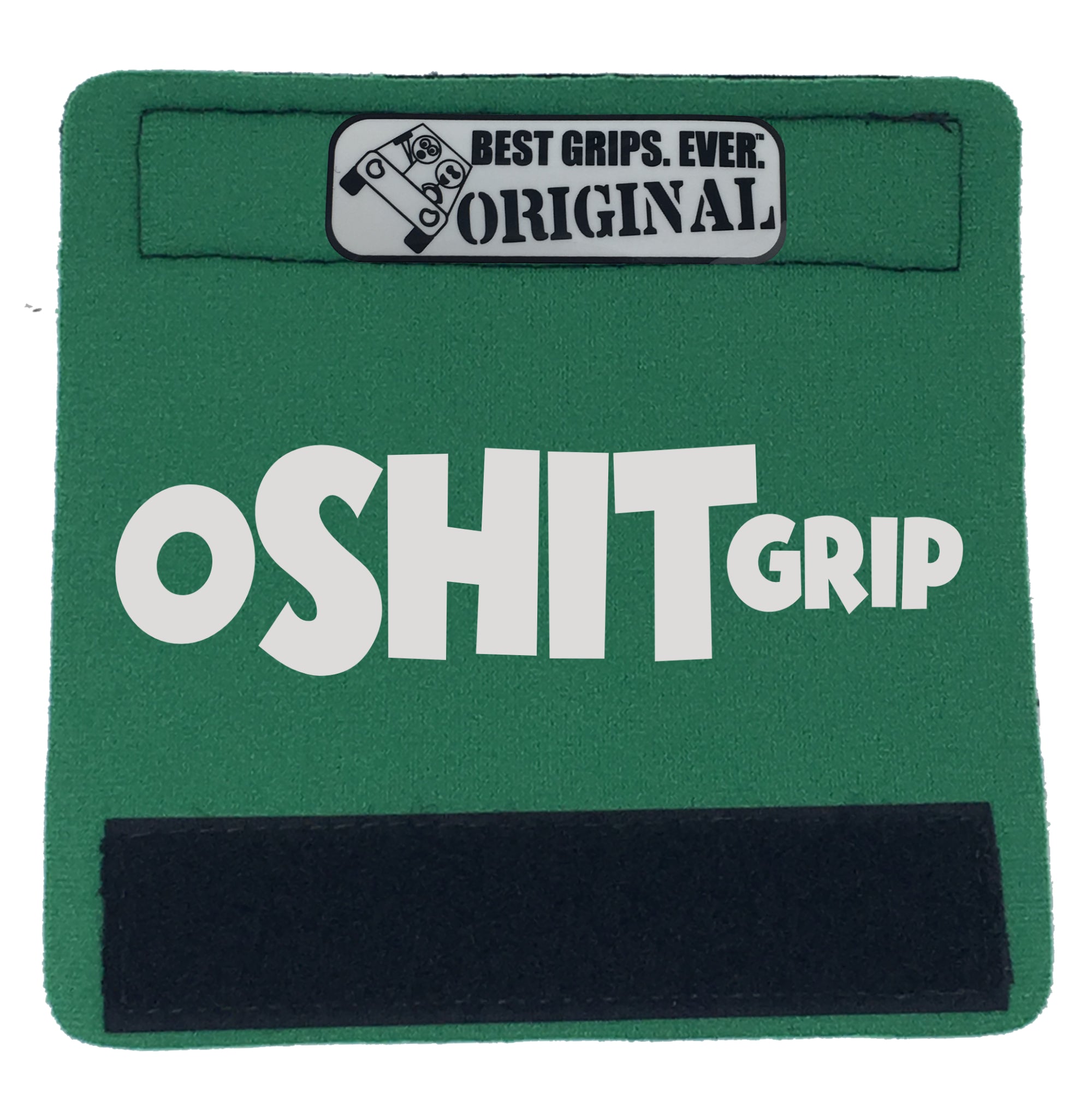 The O Shit Grip™ 2.0 featuring smooth artwork and a super-soft base, designed for vehicle interiors.