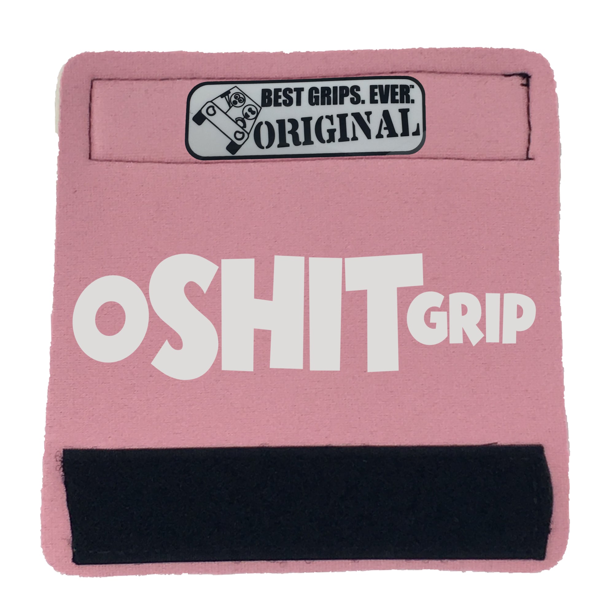 The O Shit Grip™ 2.0 featuring smooth artwork and a super-soft base, designed for vehicle interiors.