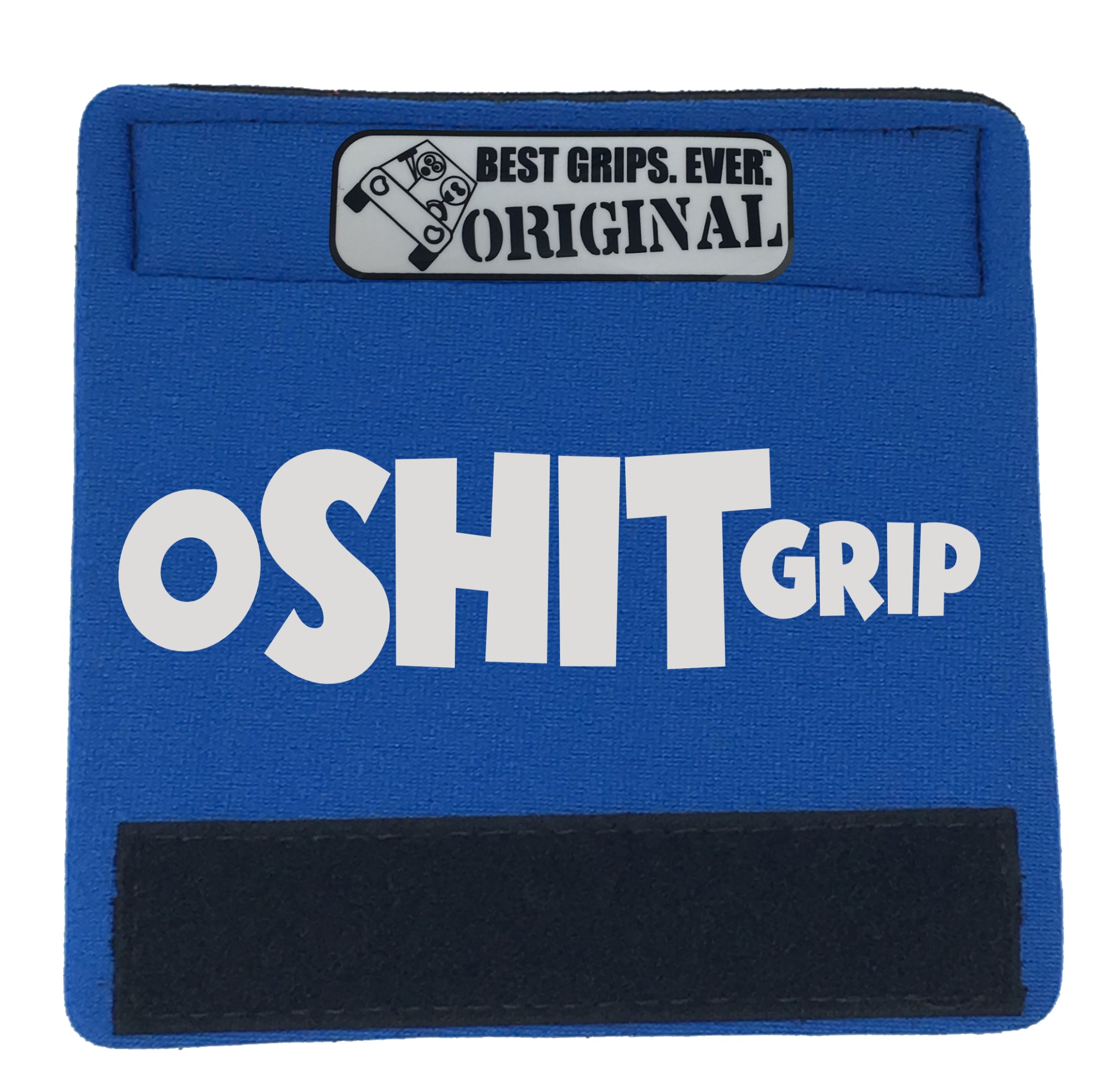 The O Shit Grip™ 2.0 featuring smooth artwork and a super-soft base, designed for vehicle interiors.