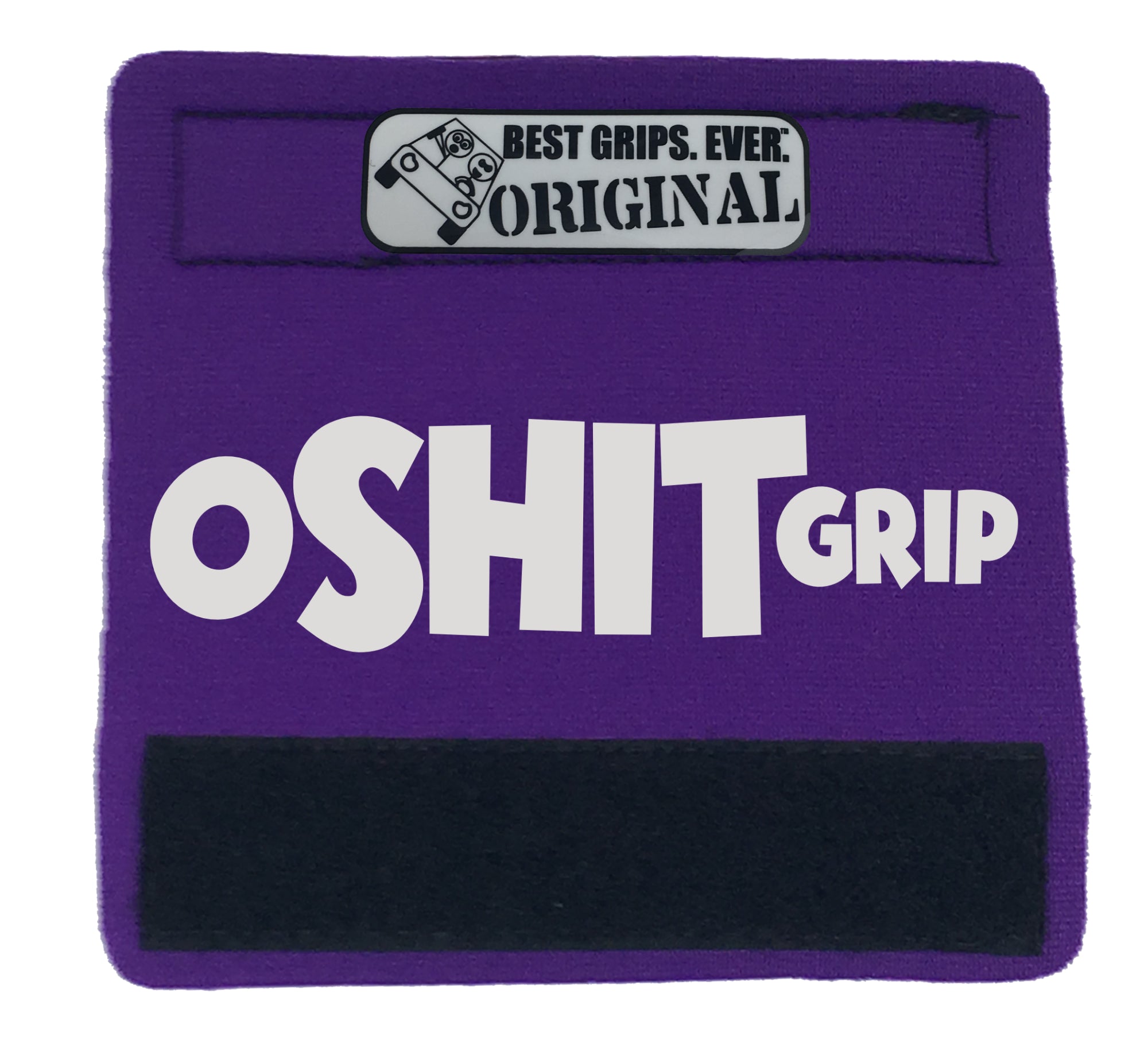 The O Shit Grip™ 2.0 featuring smooth artwork and a super-soft base, designed for vehicle interiors.