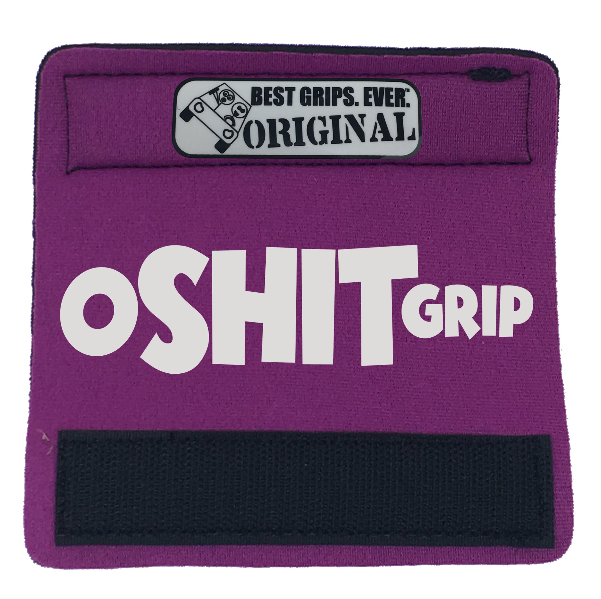 The O Shit Grip™ 2.0 featuring smooth artwork and a super-soft base, designed for vehicle interiors.