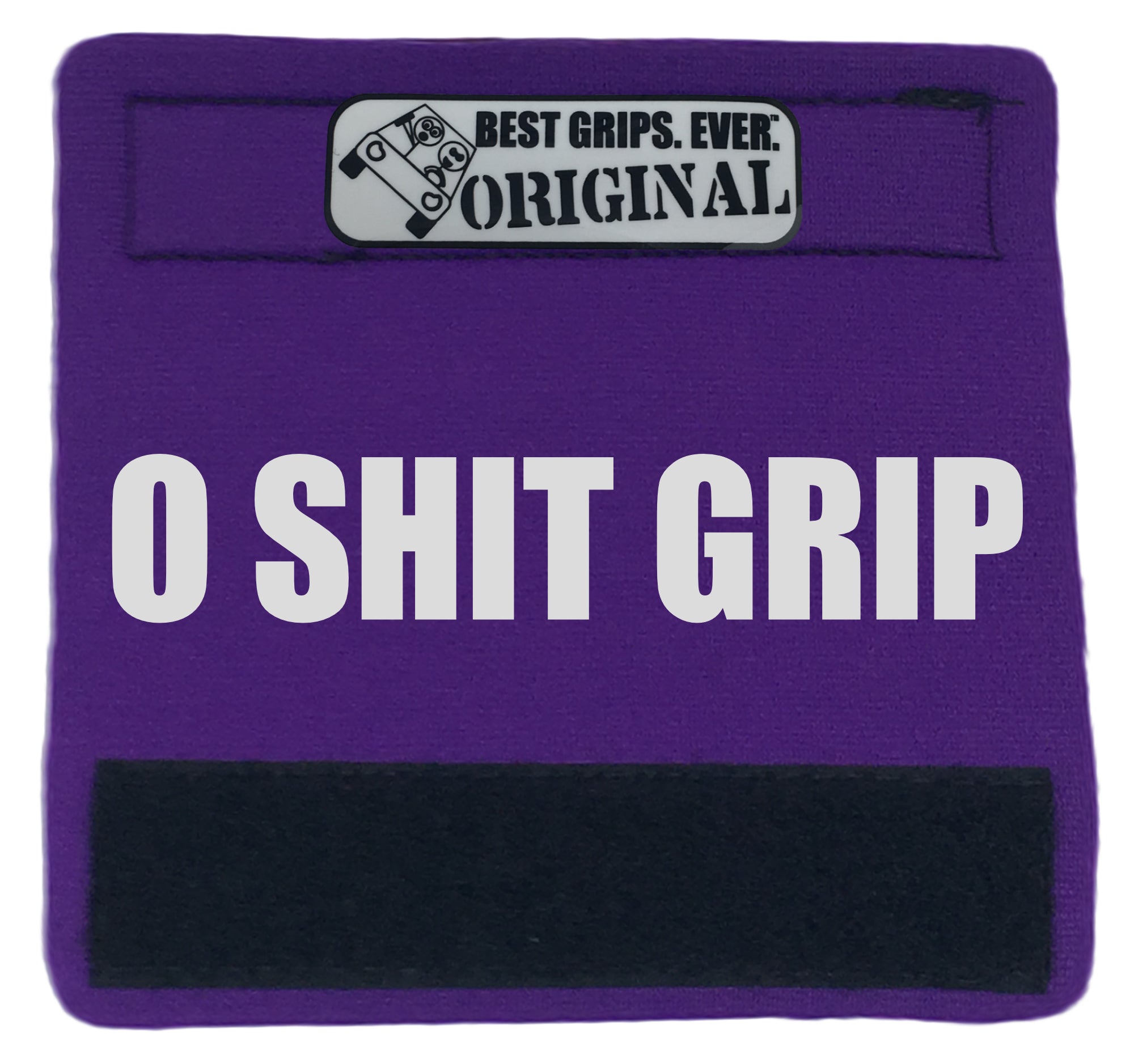 The O Shit Grip® featuring smooth artwork and a super-soft base, available in various colors for a fun vehicle accessory.