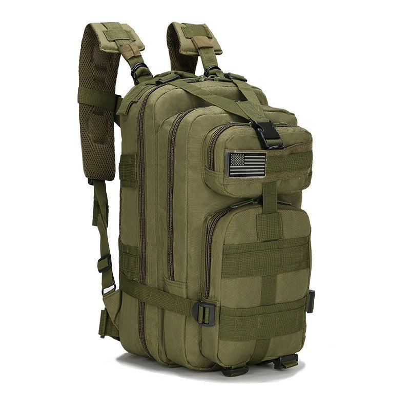 50L/30L Camo Military Bag featuring a durable waterproof design, adjustable straps, and Molle system for tactical use.