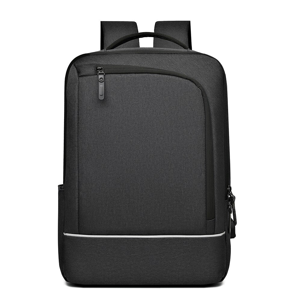 A high-quality nylon backpack designed for male business fashion, featuring a sleek design, multiple compartments, and a capacity for a 15.6-inch laptop.