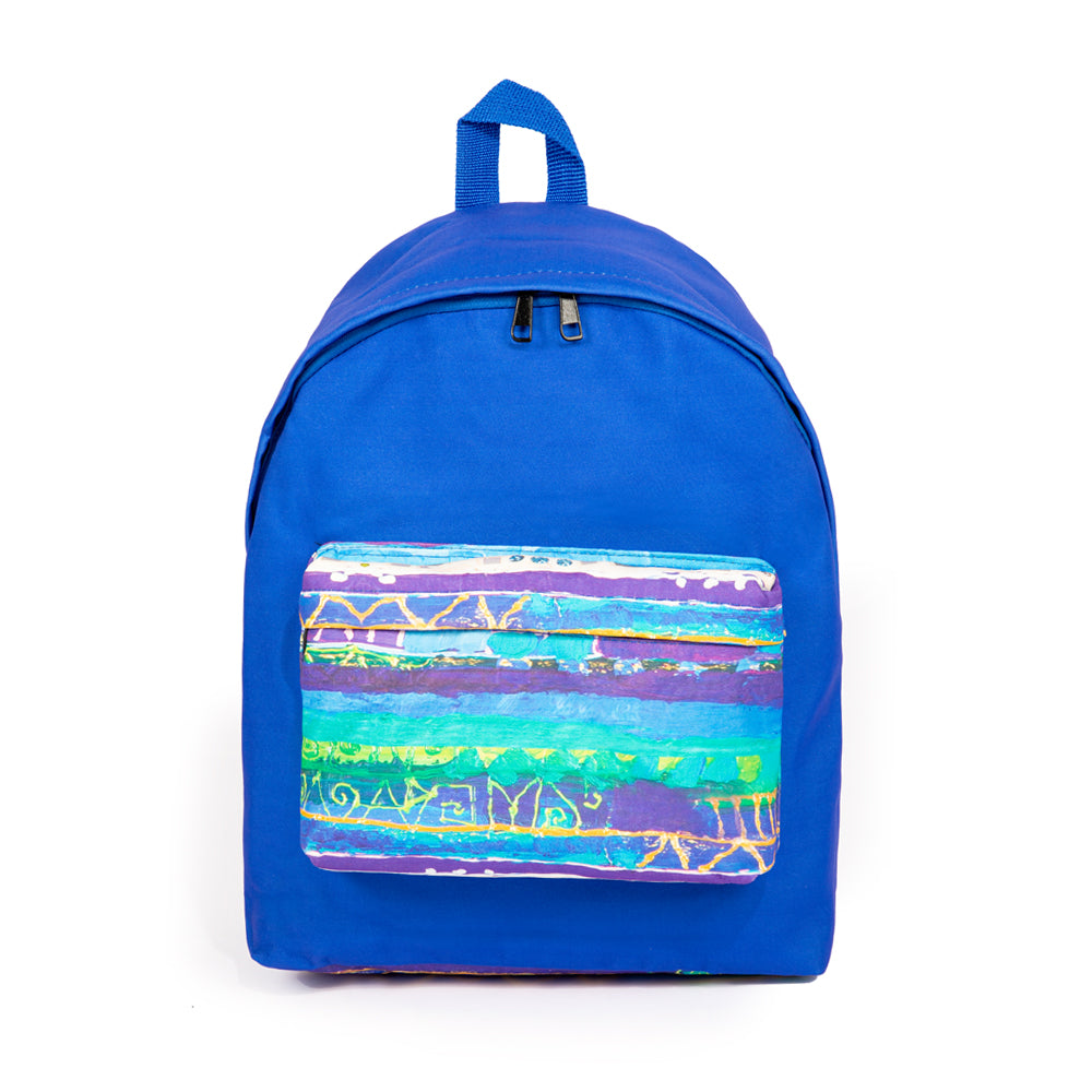 Biggdesign Collection 41 Rucksack in Blau, modern und stilvoll, ideal für Schule und Reisen.