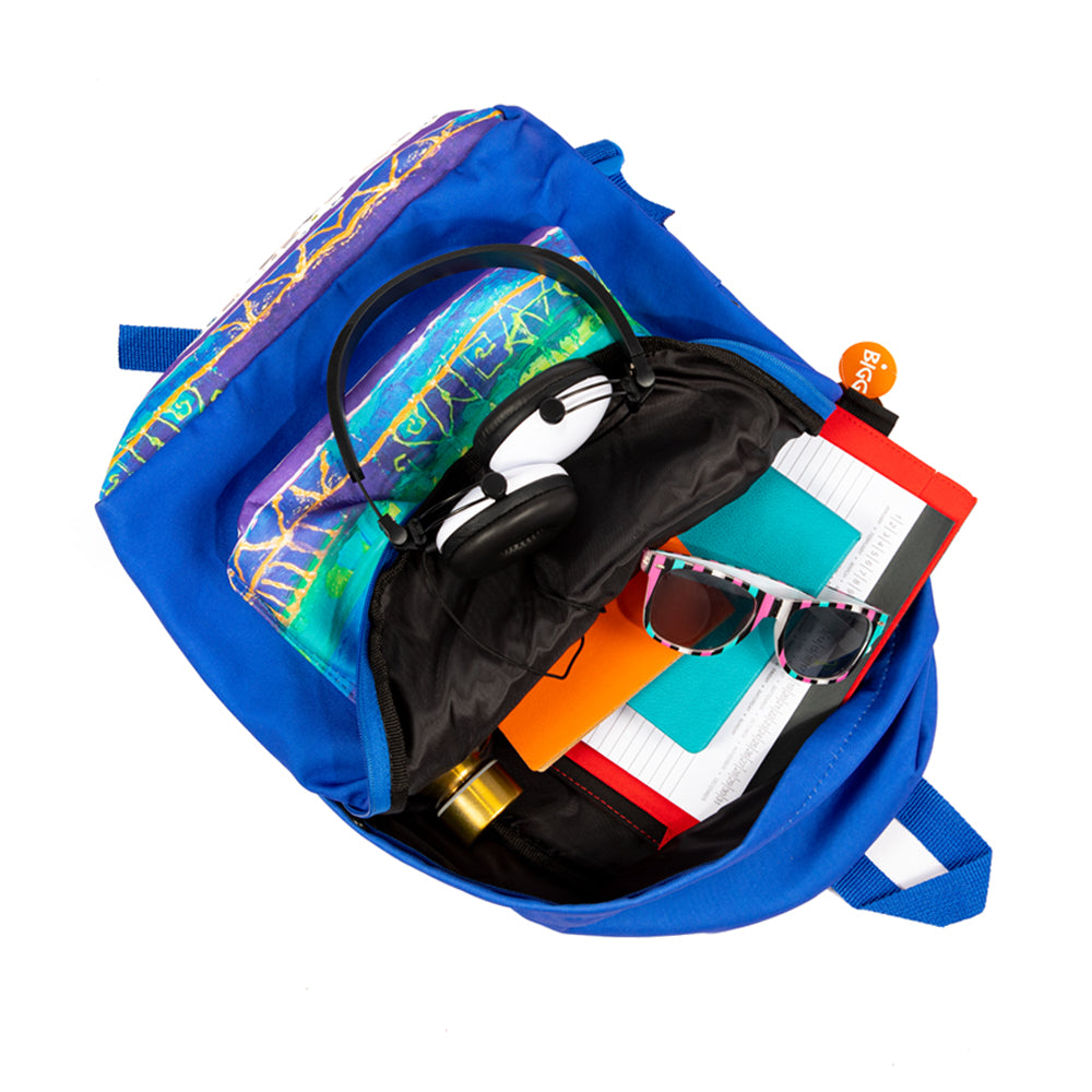 Biggdesign Collection 41 Rucksack in Blau, modern und stilvoll, ideal für Schule und Reisen.