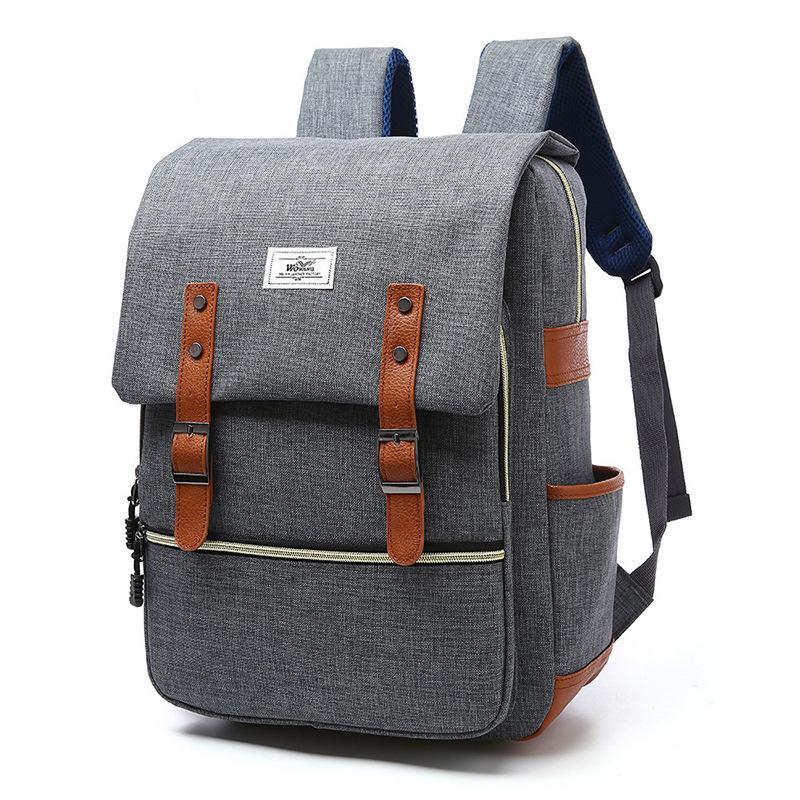 Casual Fashion Korean Style Sports Travel Backpack for Women in a stylish design, showcasing its medium size and multiple pockets.