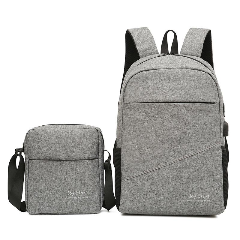 Casual Leisure Travel Two-Piece Multifunctional Backpack in various colors, showcasing its stylish design and spacious compartments.