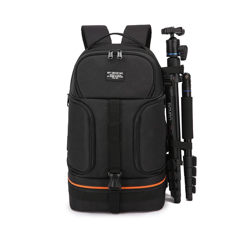 Casual Photo Video Waterproof Camera Backpack with multiple compartments, designed for photographers and outdoor enthusiasts.