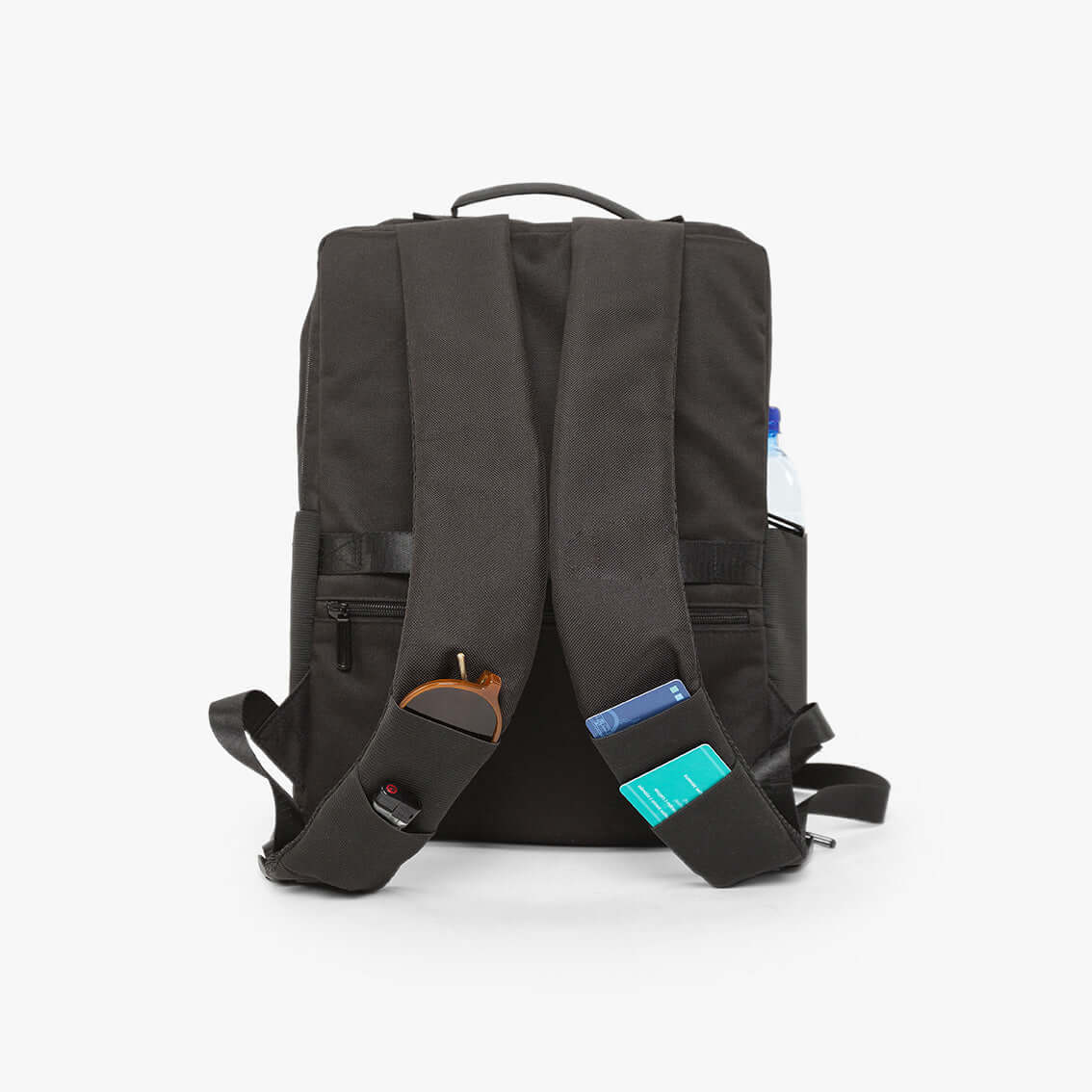 CITYC Laptop 2 in 1 Backpack designed for wet roads, featuring expandable bottom and padded laptop compartment.