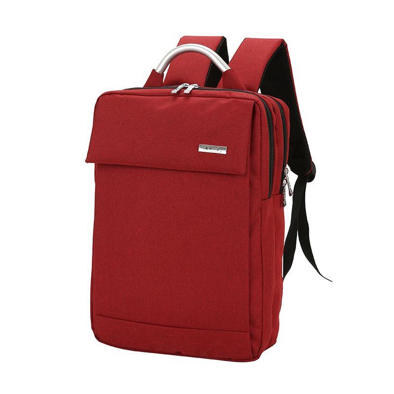 Double Shoulder Multi Function Laptop Backpack made of durable nylon, featuring a spacious compartment for a 15-inch laptop and multiple internal pockets.