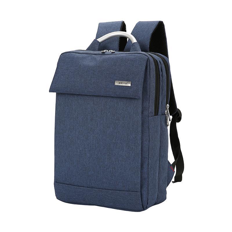 Double Shoulder Multi Function Laptop Backpack made of durable nylon, featuring a spacious compartment for a 15-inch laptop and multiple internal pockets.