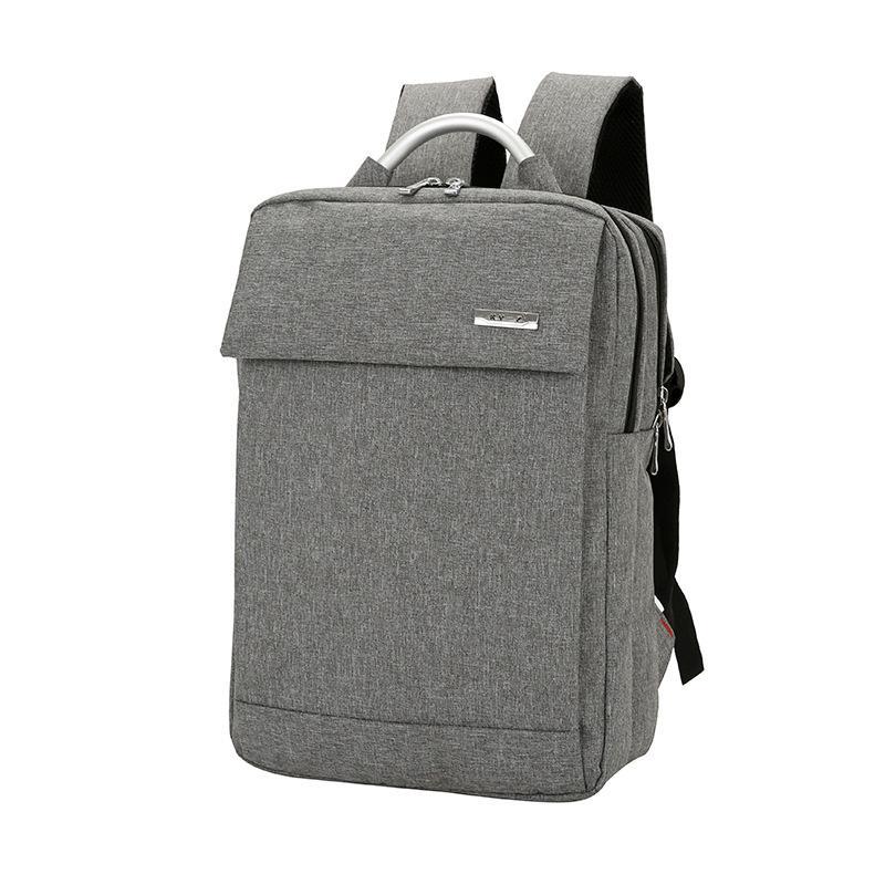 Double Shoulder Multi Function Laptop Backpack made of durable nylon, featuring a spacious compartment for a 15-inch laptop and multiple internal pockets.