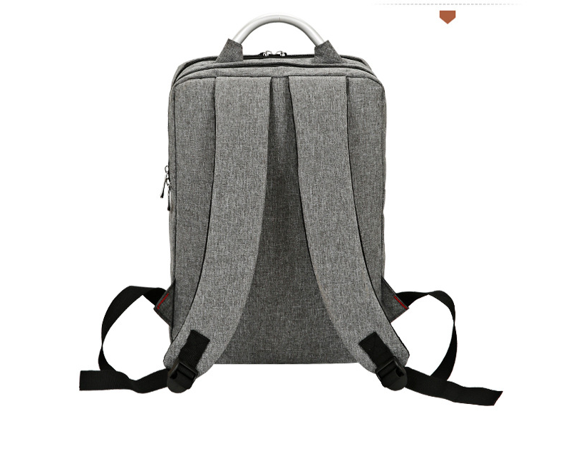 Double Shoulder Multi Function Laptop Backpack made of durable nylon, featuring a spacious compartment for a 15-inch laptop and multiple internal pockets.