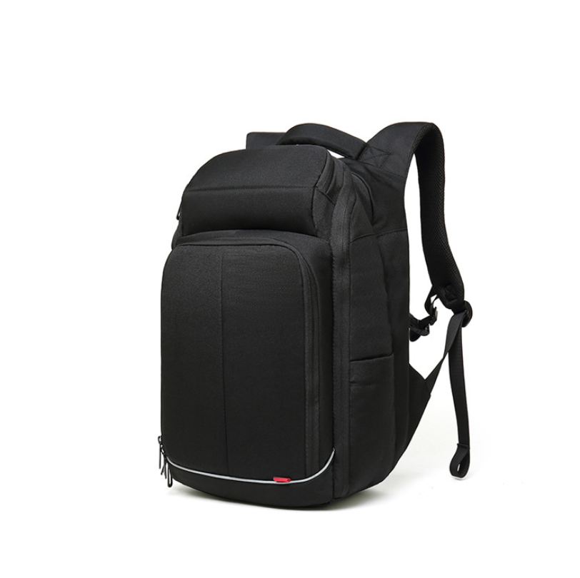 Dry Wet Separation Travel Backpack for Men, featuring a sleek design, multiple pockets, and a durable oxford cloth material.