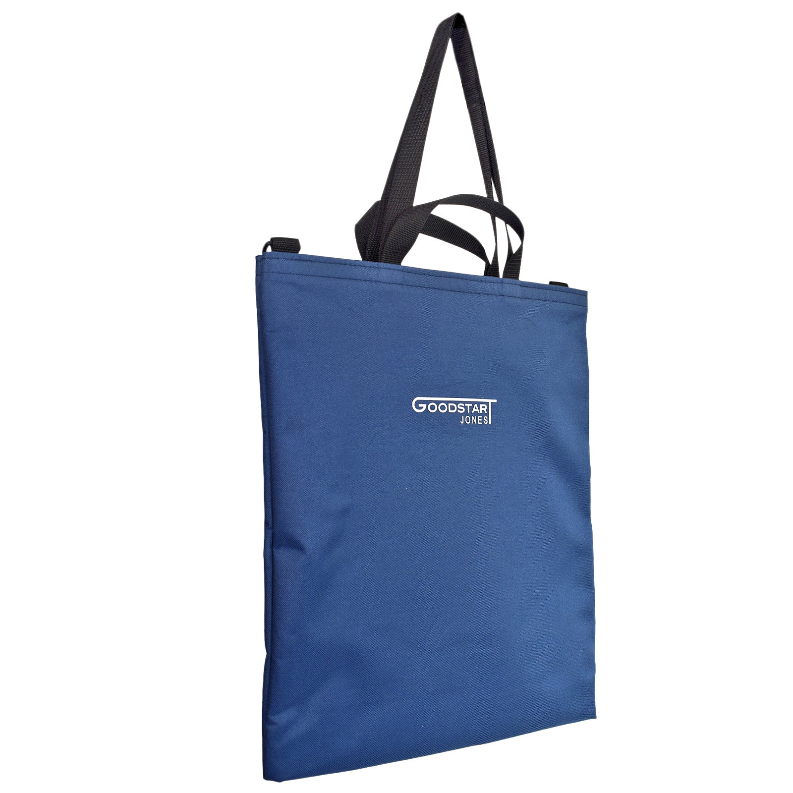 GoodDay Tote Bag in navy blue featuring adjustable shoulder strap and two handles, perfect for everyday use.