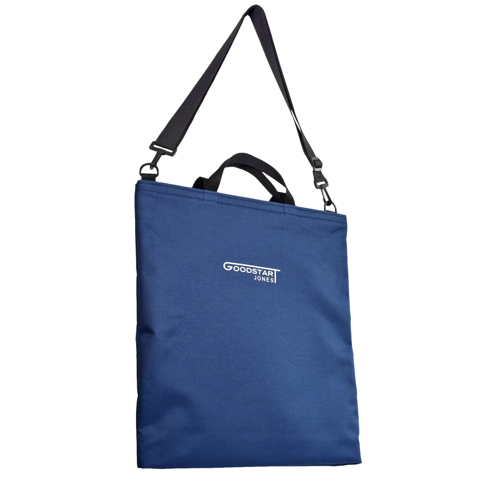 GoodDay Tote Bag in navy blue featuring adjustable shoulder strap and two handles, perfect for everyday use.