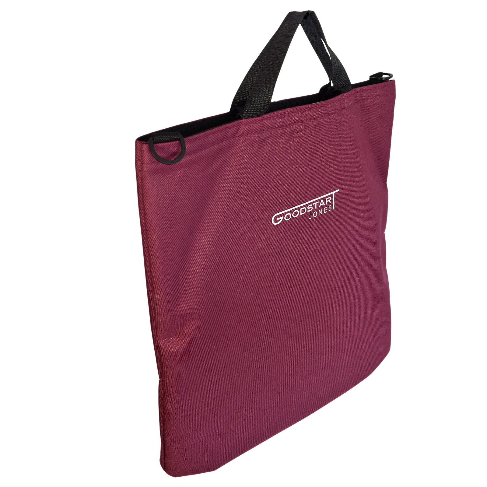 GoodDay Tote Bag in WINE color, featuring two handles and an adjustable shoulder strap, showcasing its spacious interior and water-resistant exterior.