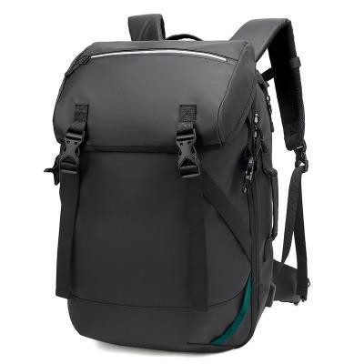 High Quality Business Multifunction Laptop Backpack in sleek black, featuring multiple pockets and ergonomic design.