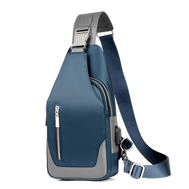 High Quality Casual Oxford Cloth Crossbody Bag featuring an ergonomic adjustable strap and multiple pockets for organization.