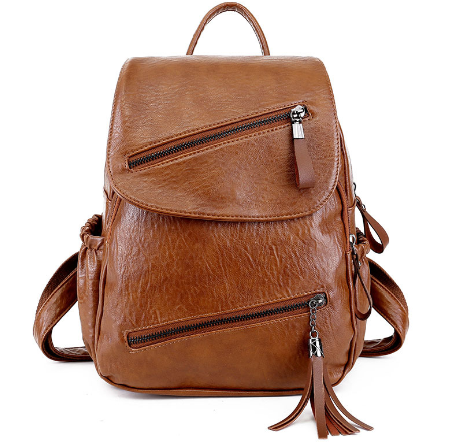 High Quality College Style Shoulder Harbor Backpack in a stylish design with zipper opening and soft handle.