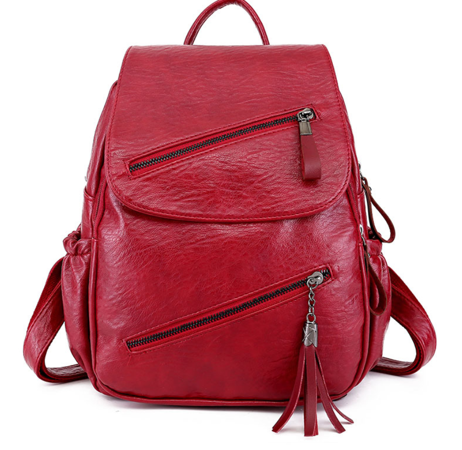 High Quality College Style Shoulder Harbor Backpack in a stylish design with zipper opening and soft handle.