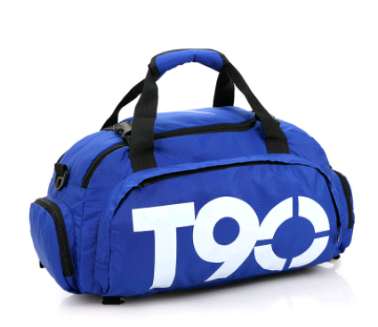 High Quality Oxford Cloth Fitness Sports Training Travel Bag with three shoulder straps and soft handle, ideal for gym and travel.