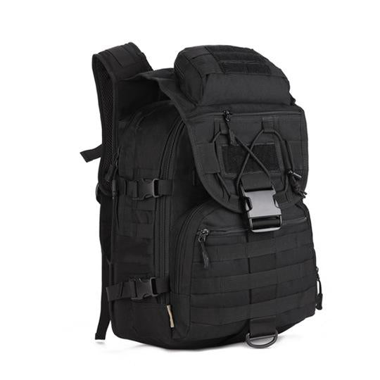 High Quality Professional Sports Outdoor Backpack in digital camouflage, showcasing its durable design and spacious compartments.