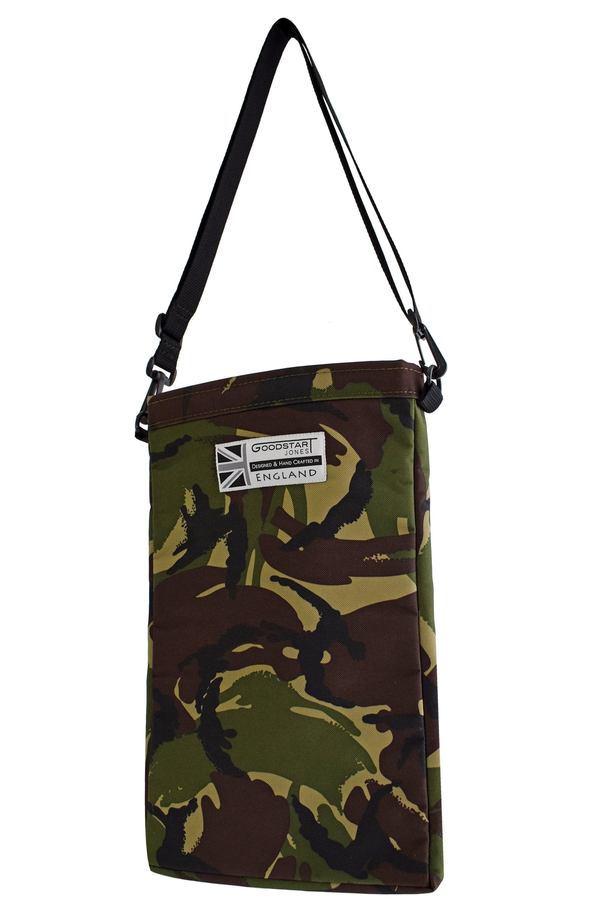 Stylish CAMO Laptop Carry Case designed for 15.6-inch laptops with a protective tablet pouch.