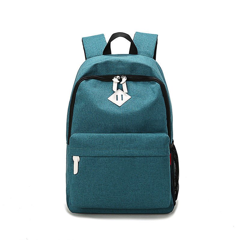 Large Capacity College Style Backpack in nylon, featuring air cushion straps and a stylish design suitable for men and women.