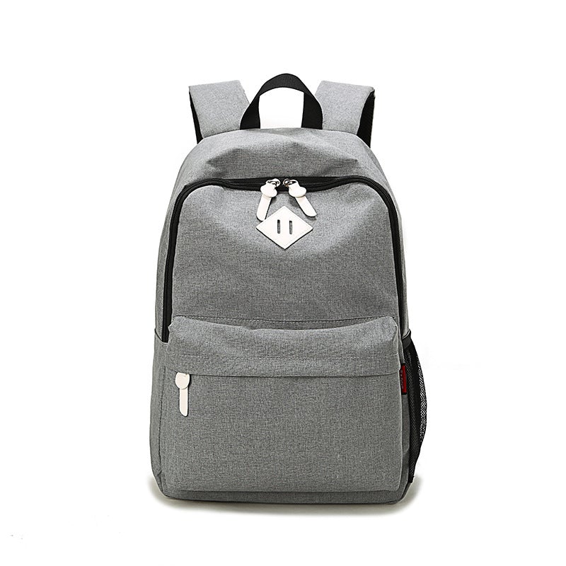 Large Capacity College Style Backpack in nylon, featuring air cushion straps and a stylish design suitable for men and women.