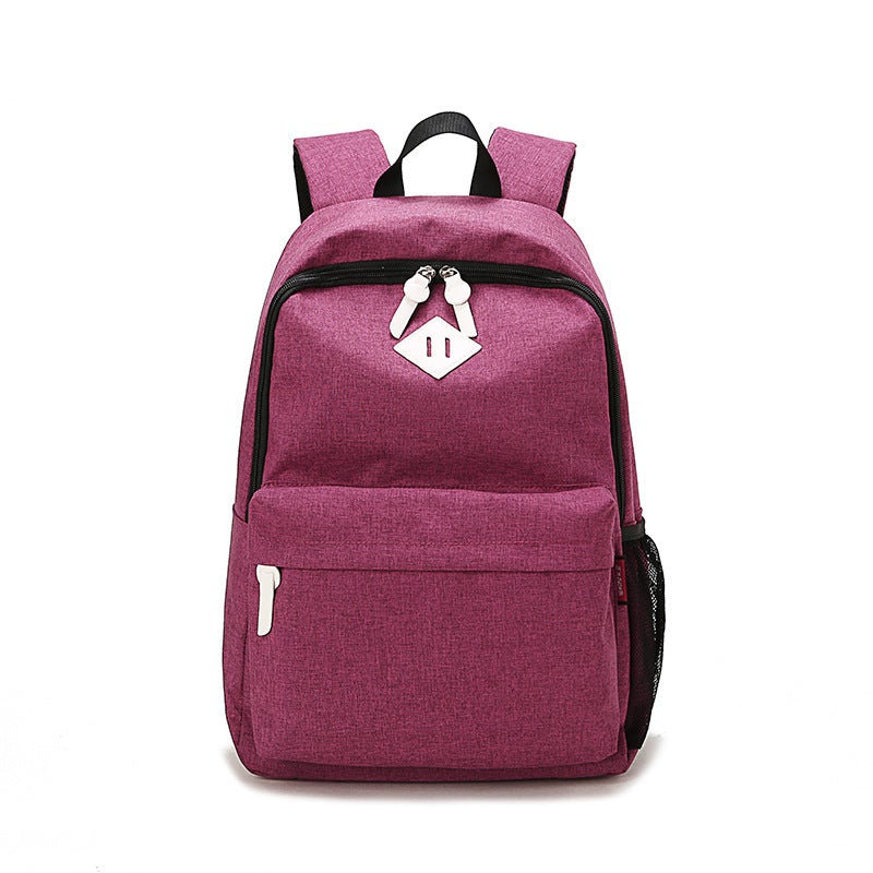 Large Capacity College Style Backpack in nylon, featuring air cushion straps and a stylish design suitable for men and women.