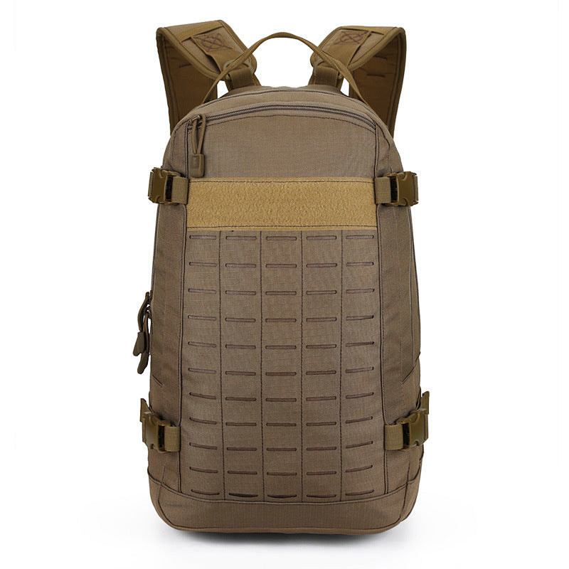 Large Capacity Outdoor Travel Tactical Backpack made of durable polyester, featuring a spacious design and comfortable padded straps.