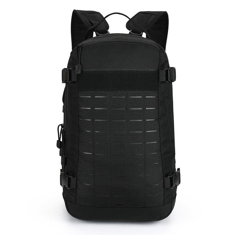 Large Capacity Outdoor Travel Tactical Backpack made of durable polyester, featuring a spacious design and comfortable padded straps.