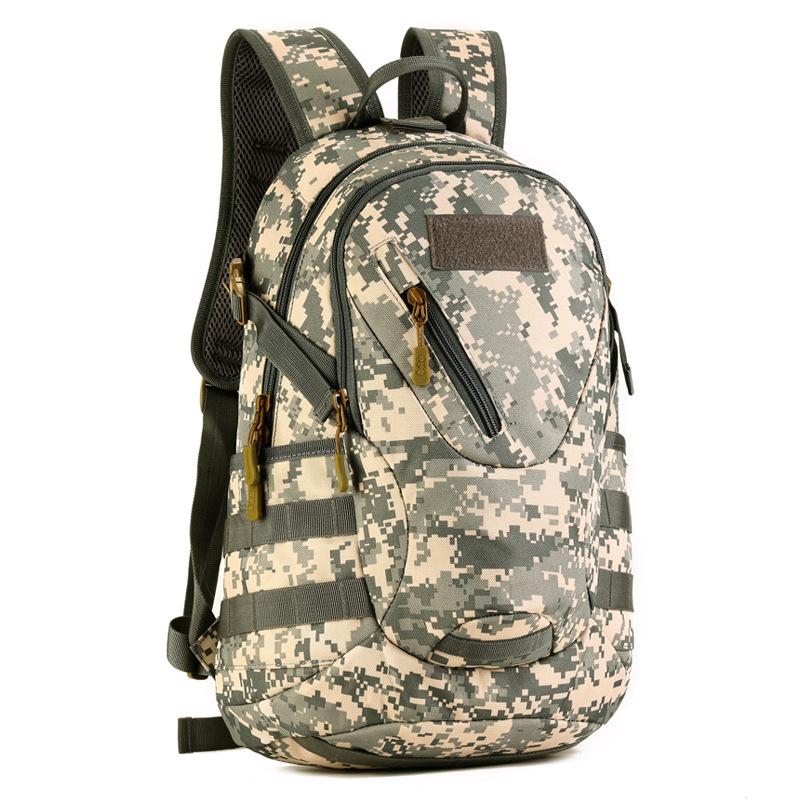 Large High Quality Camouflage Tactical Backpack with adjustable straps and spacious design, perfect for outdoor activities.