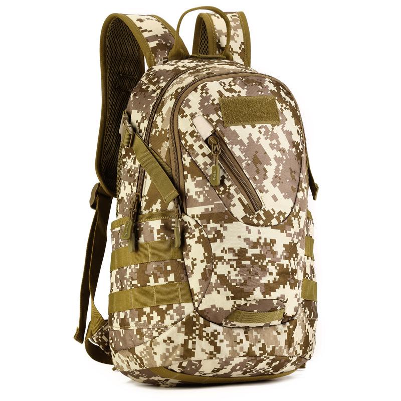 Large High Quality Camouflage Tactical Backpack with adjustable straps and spacious design, perfect for outdoor activities.