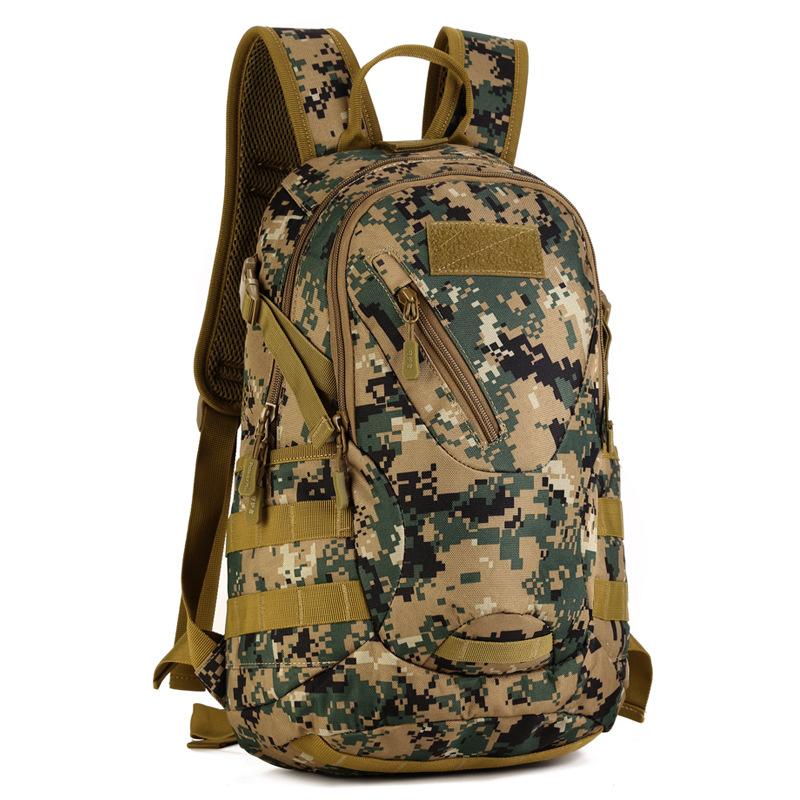 Large High Quality Camouflage Tactical Backpack with adjustable straps and spacious design, perfect for outdoor activities.