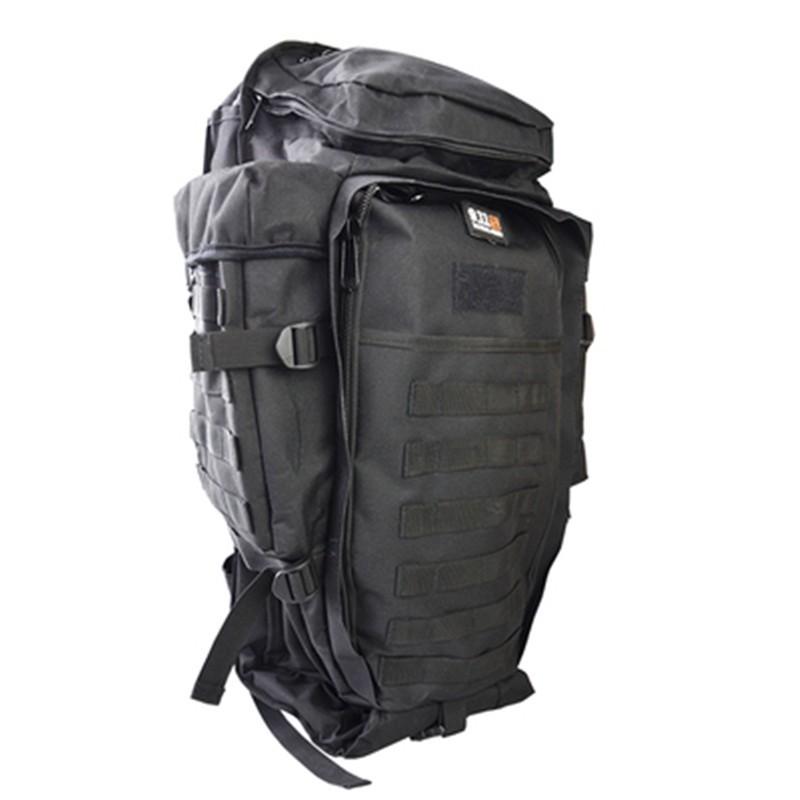 Large Multi-Functional Outdoor Mountaineering Bag made of durable Oxford material, featuring a spacious design and an extended bag for added convenience.