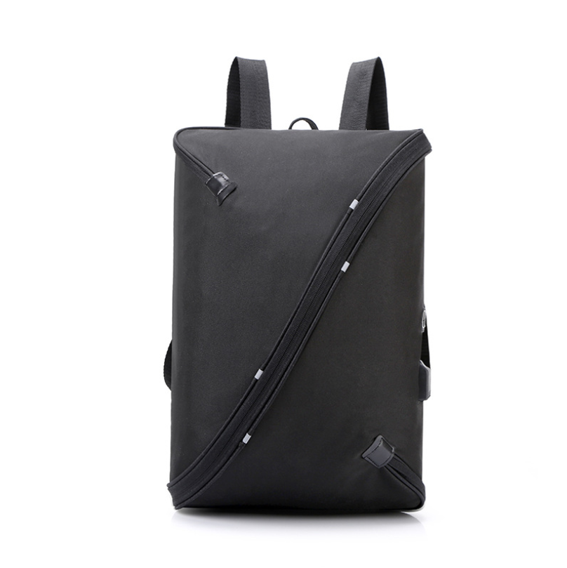 Large-capacity Business Canvas Laptop Backpack in a stylish design, featuring multiple pockets and durable canvas material.