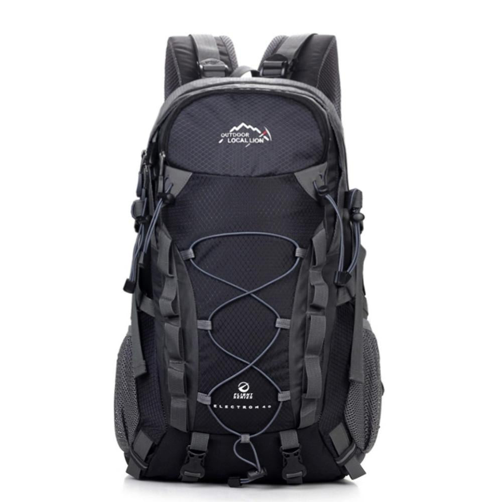 Leisure Sports Travel Outdoor Hiking Backpack in plain design, showcasing its spacious compartments and adjustable straps.