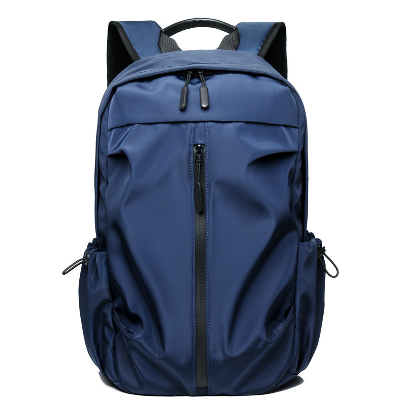 Male Business Casual Oxford Cloth Backpack with multiple pockets and sleek design, ideal for professionals.