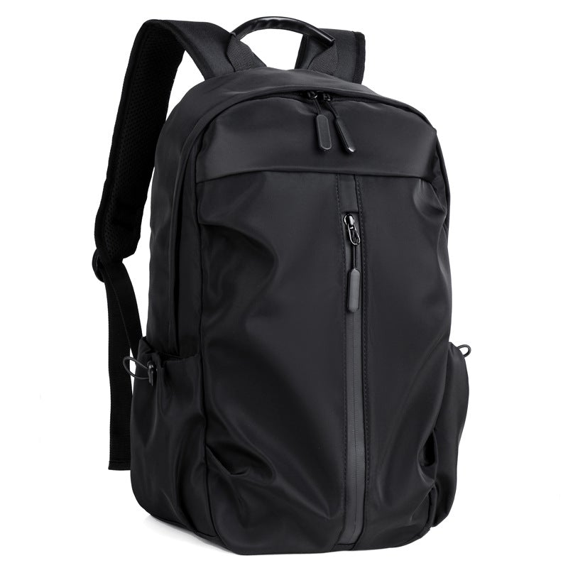 Male Business Casual Oxford Cloth Backpack with multiple pockets and sleek design, ideal for professionals.