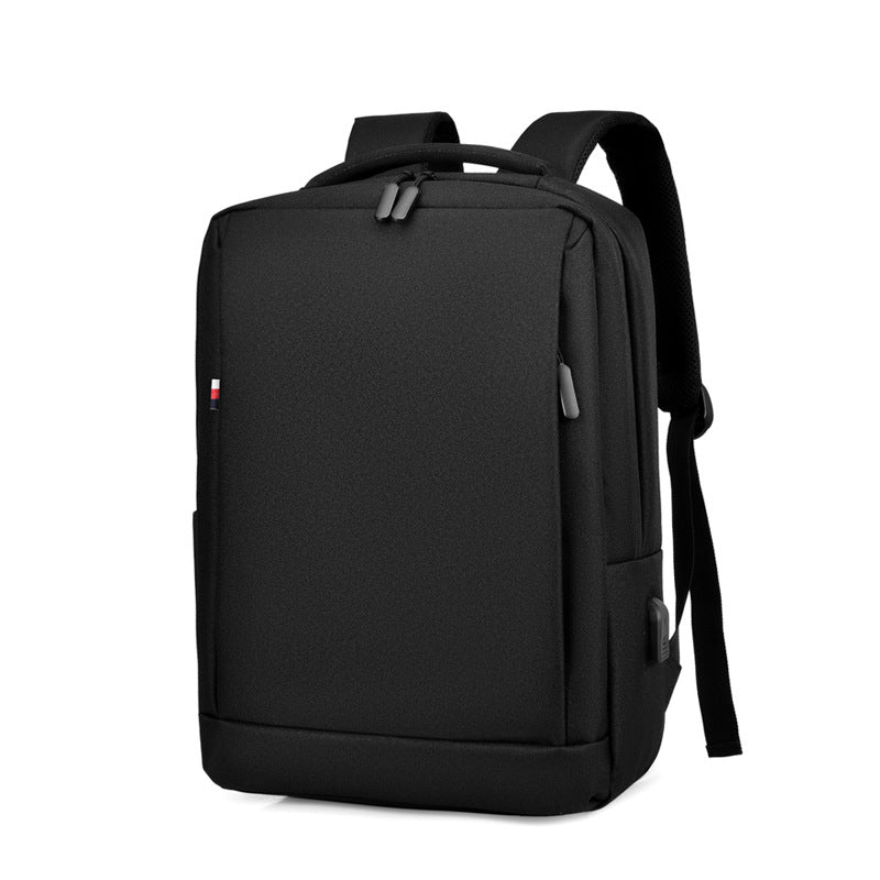 Male business computer backpack featuring a USB charging port, designed for style and functionality, suitable for both men and women.