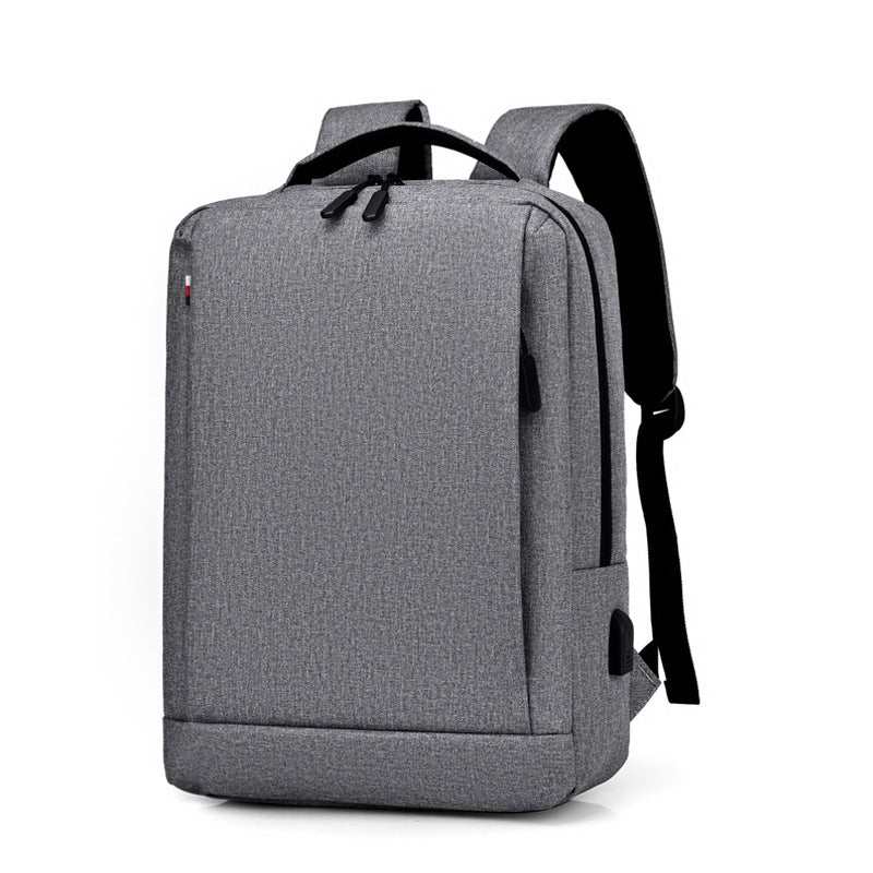 Male business computer backpack featuring a USB charging port, designed for style and functionality, suitable for both men and women.