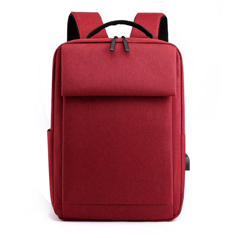 A stylish unisex backpack made of durable nylon, featuring multiple pockets and a soft handle, ideal for business and casual use.