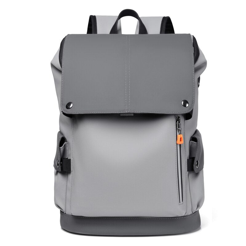 Men's multifunctional backpack made of durable nylon, featuring adjustable straps and multiple pockets for laptops and essentials.